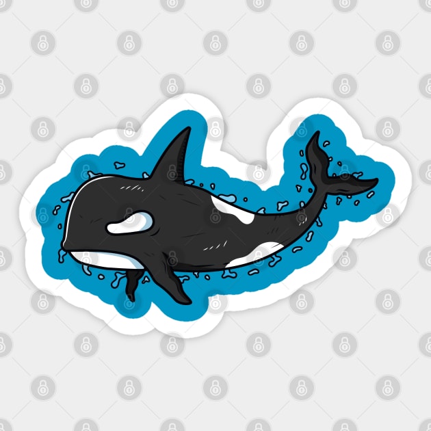 whale Sticker by UniqueDesignsCo